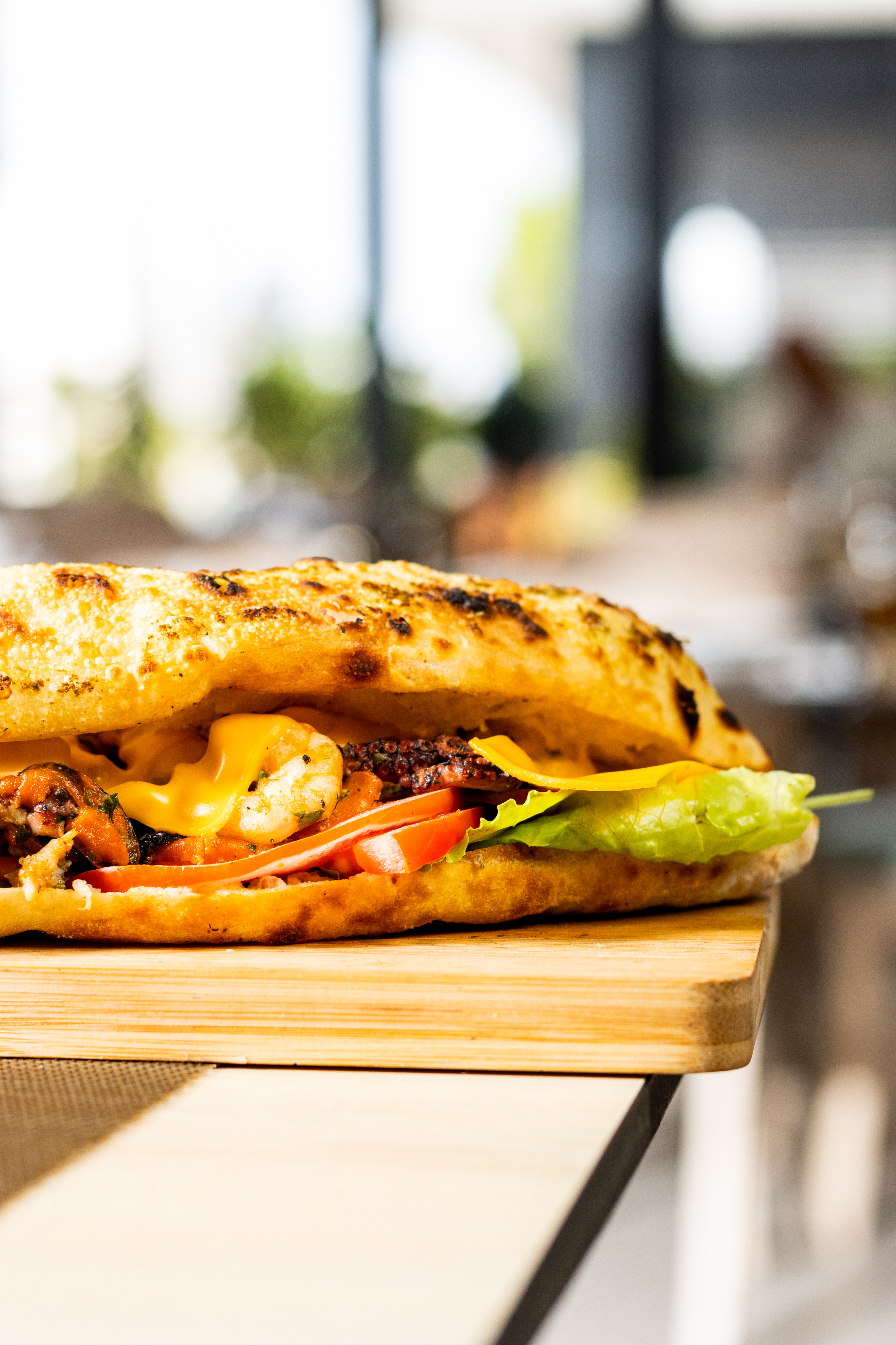 Sandwitch photographie dans un restaurant à Casablanca